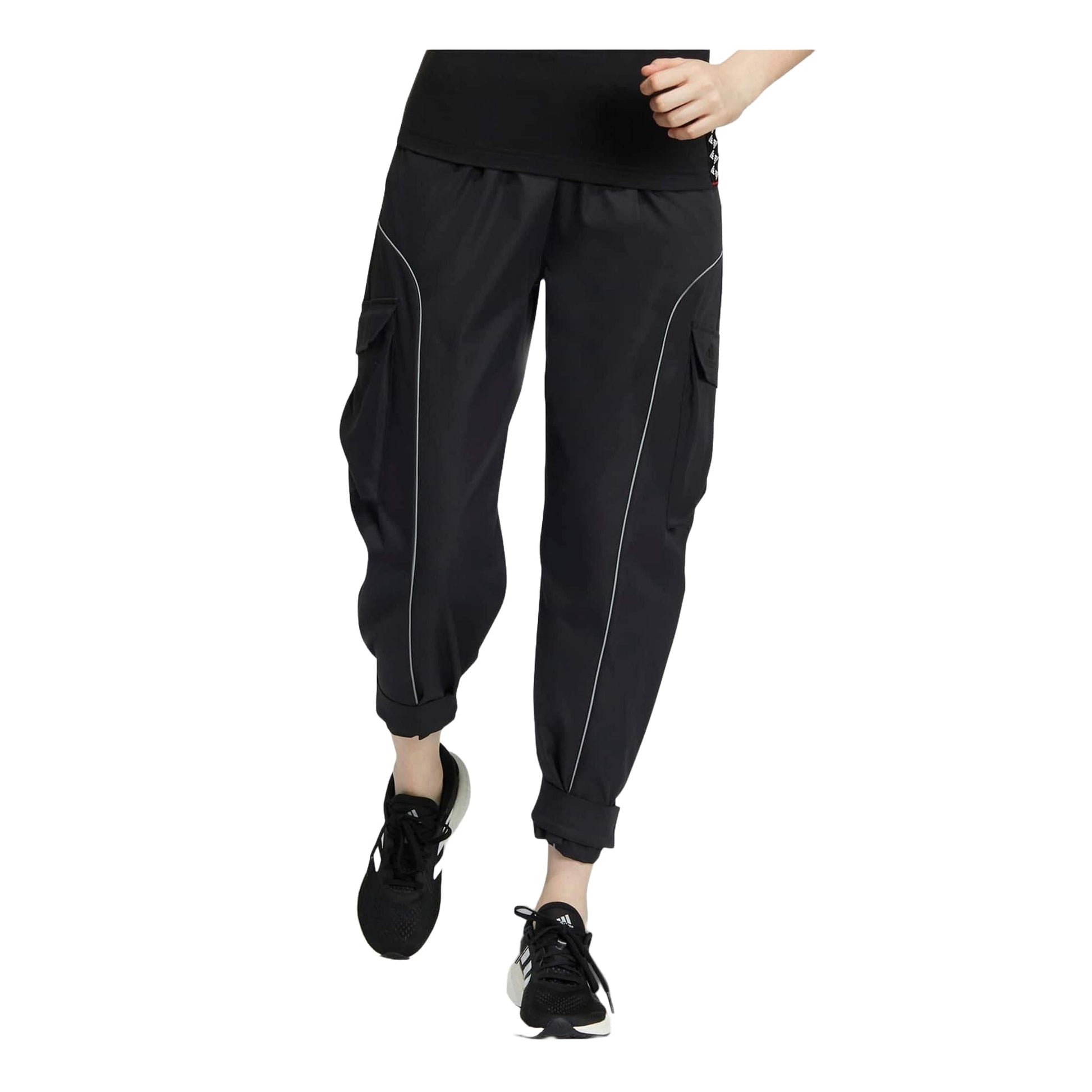 (WMNS) adidas UST Woven Pants T1 Asia Sizing 'Black' HM7094