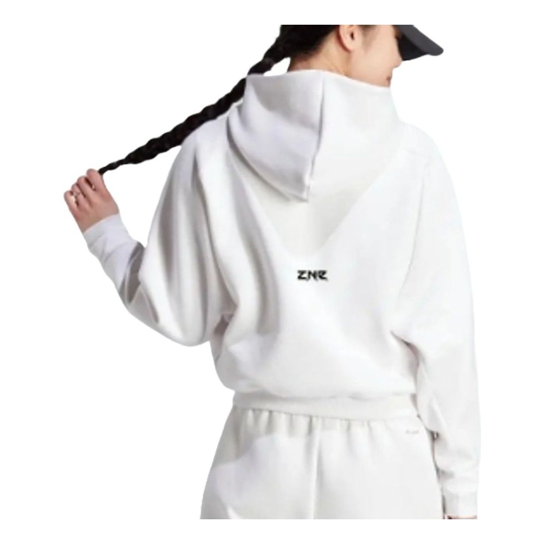 (WMNS) adidas Z.N.E. Full-Zip Hoodie Asia Sizing 'White' IN5133