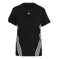(WMNS) adidas Trainicons 3-Stripes T-Shirt Asia Sizing 'Black White' HK6975