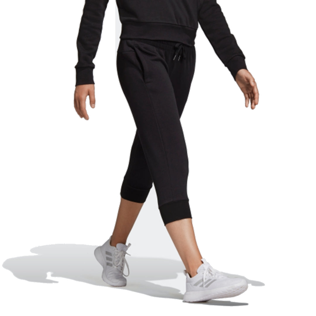 (WMNS) adidas Essentials Linear 3/4 Pants Asia Sizing 'Black' DP2397