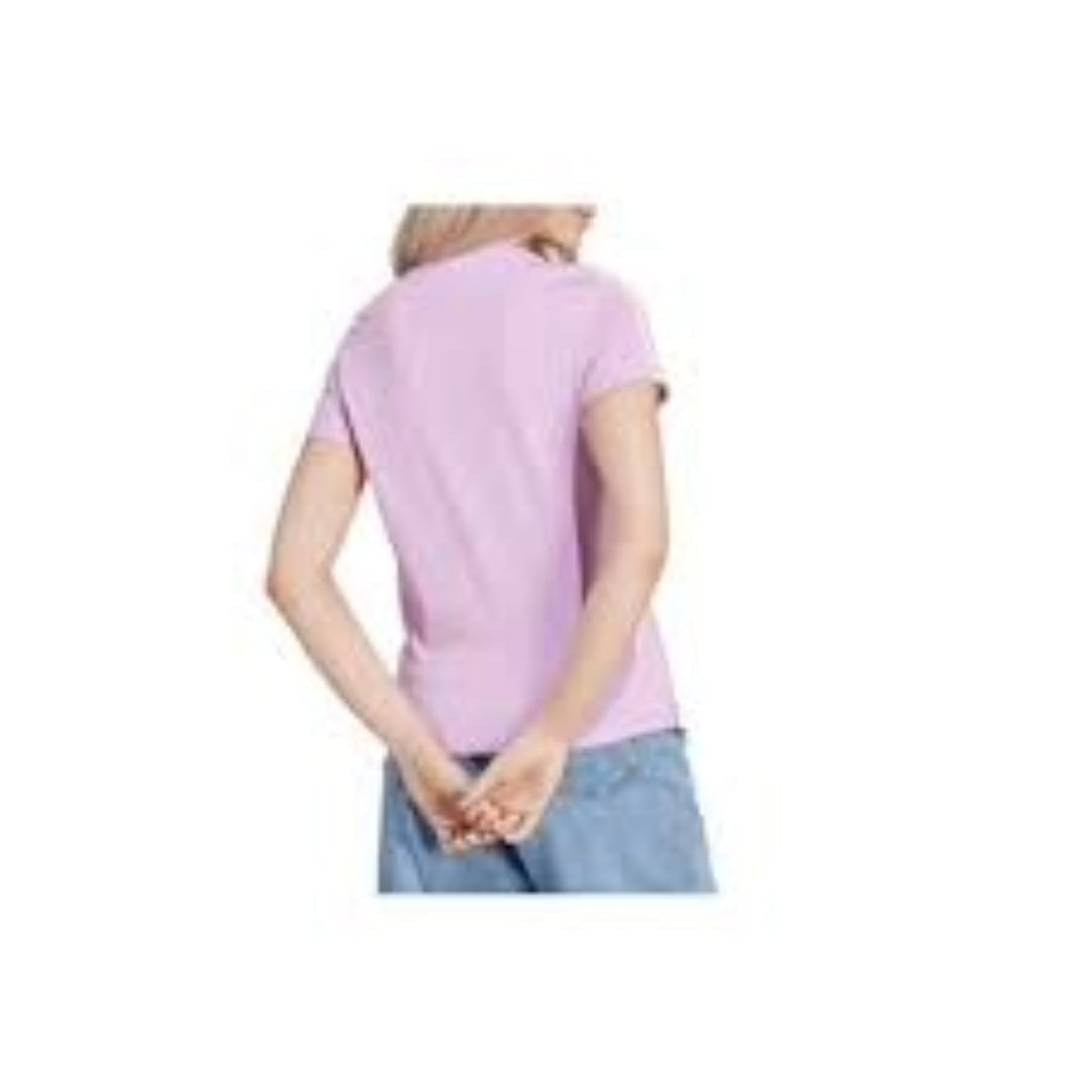 (WMNS) adidas Essentials Slim 3-Stripes T-Shirt Asia Sizing 'Pink White' IM2795