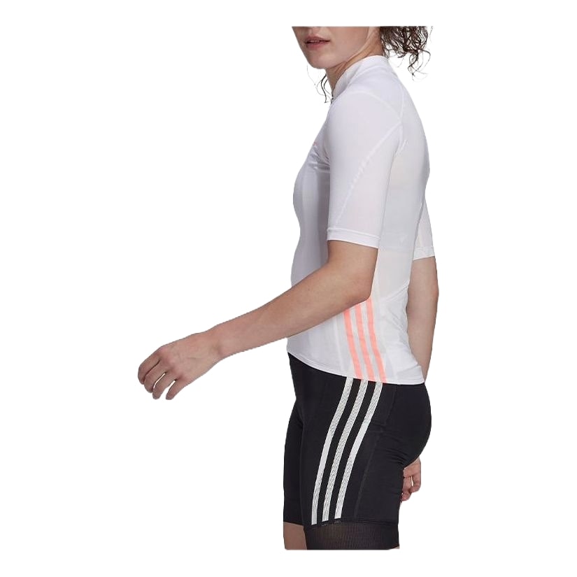 (WMNS) adidas The Short Sleeve Cycling Jersey Asia Sizing 'White' HB0531