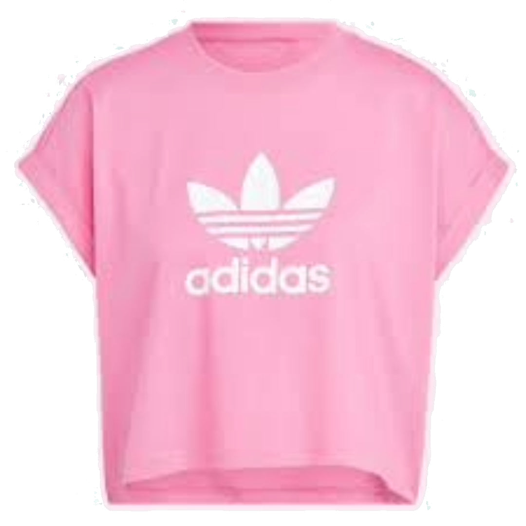 (WMNS) adidas Adicolor Classics Short Trefoil T-Shirt Asia Sizing 'Pink White' II0709