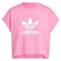 (WMNS) adidas Adicolor Classics Short Trefoil T-Shirt Asia Sizing 'Pink White' II0709