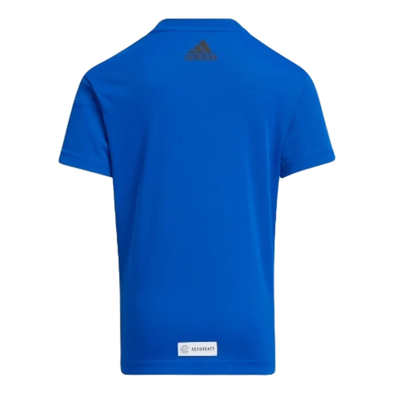 (GS) adidas Cotton Graphic T-Shirt Asia Sizing 'Blue' HE0050
