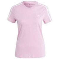 (WMNS) adidas Essentials Slim 3-Stripes T-Shirt Asia Sizing 'Pink White' IM2795