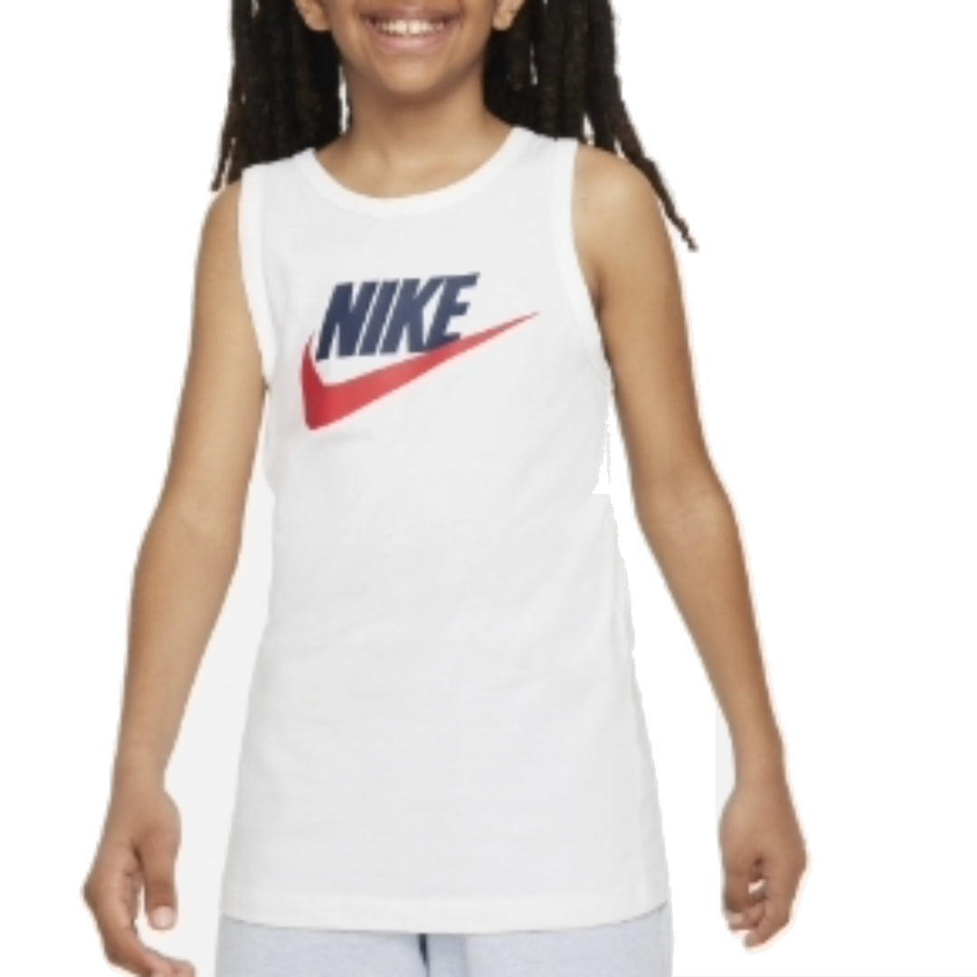 (GS) Nike Sportswear Essential Tank Top 'White' FV5325-100