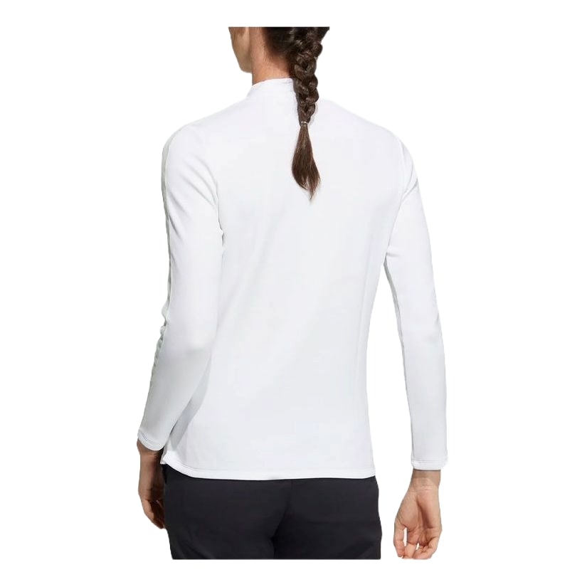 (WMNS) adidas AEROREADY 3-Stripes Mock Neck Long Sleeve T-Shirt Asia Sizing 'White' HG8280