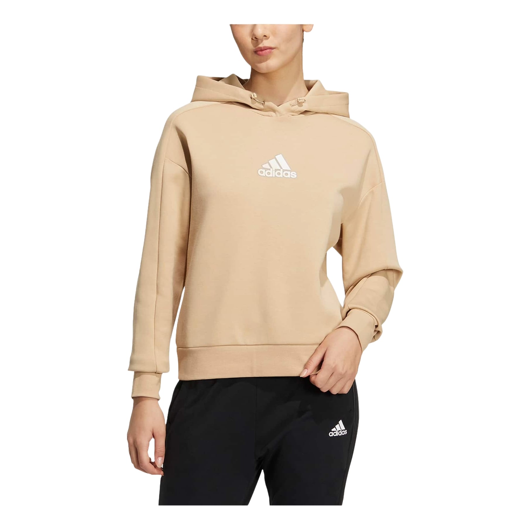 (WMNS) adidas Ust Hoodie Oct T2 Asia Sizing 'Tan' HM7101