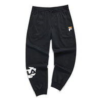 FILA FUSION Logo Printed Knitted Pants 'Black' T11M133603F-BK