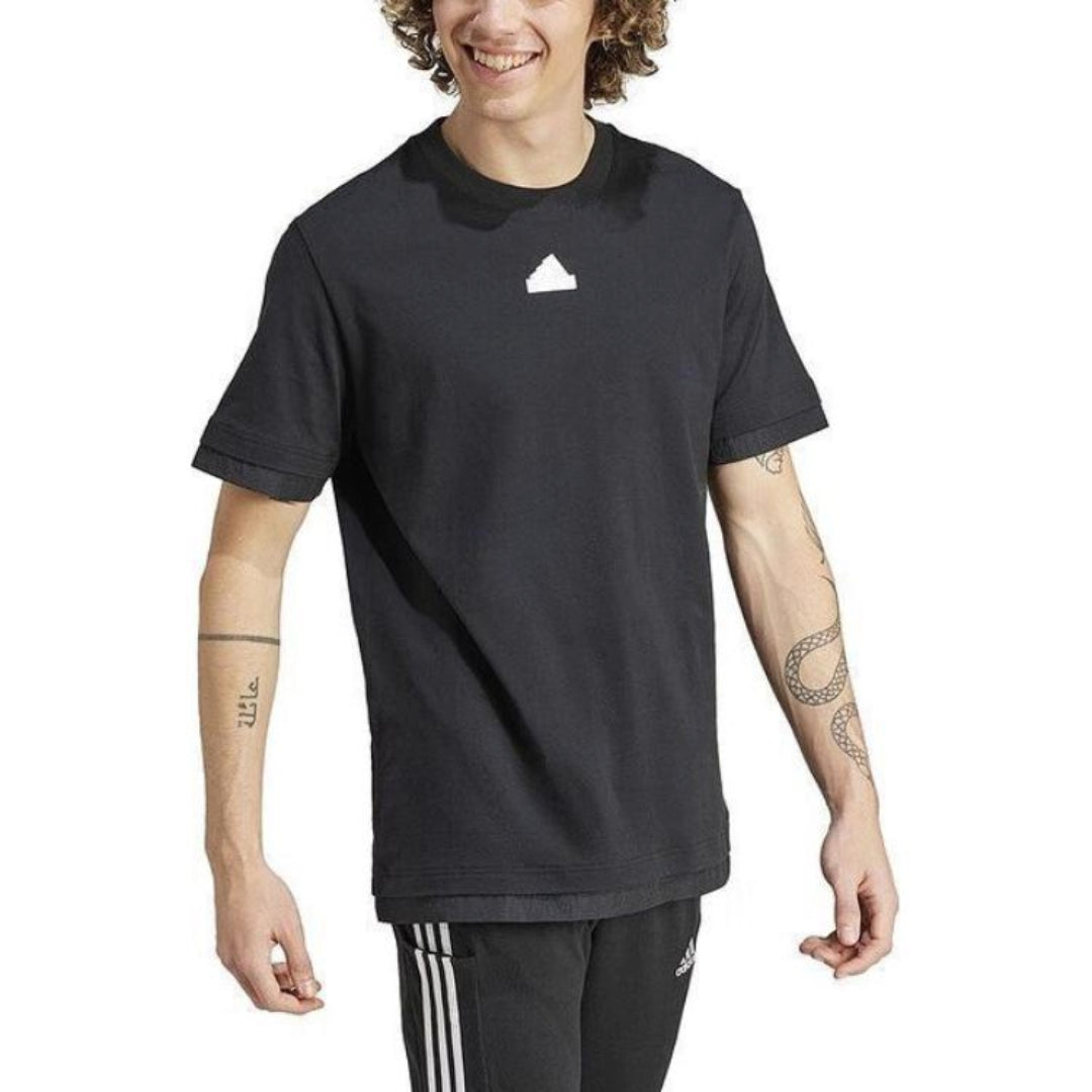 adidas Premium Essentials T-Shirt Asia Sizing 'Black' IN3711