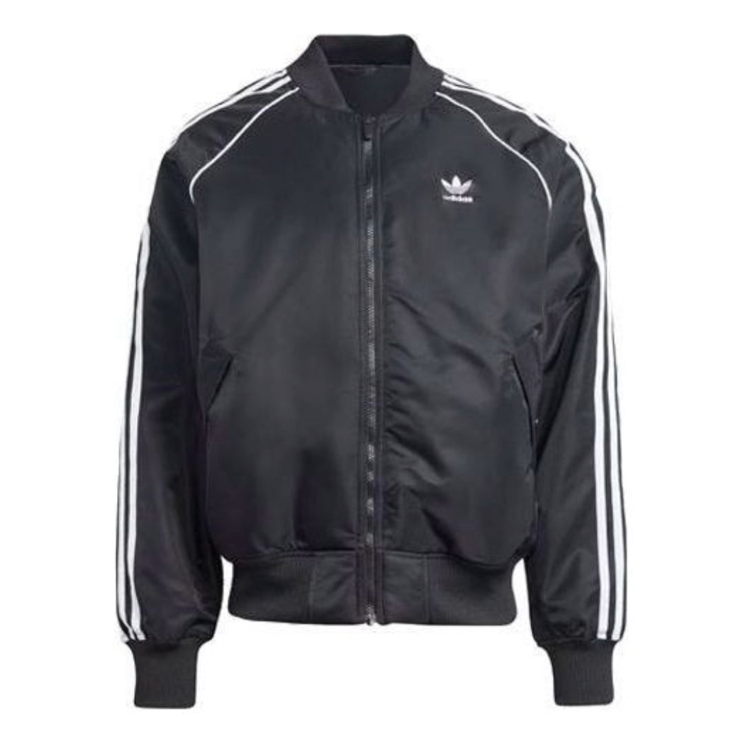 adidas Premium Collegiate Jacket 'Black White' IL2573