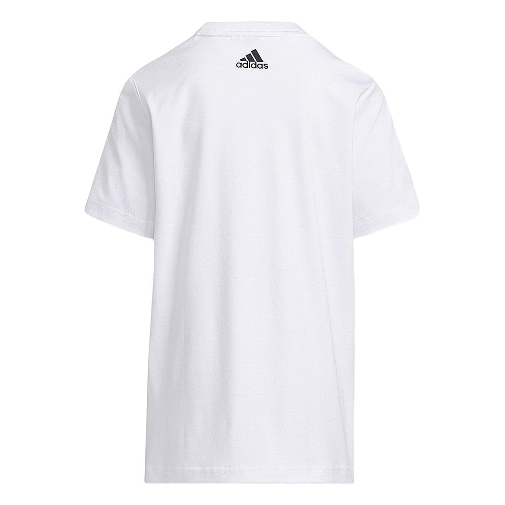 (GS) adidas Silk T-Shirt Asia Sizing 'White Black' HE2564