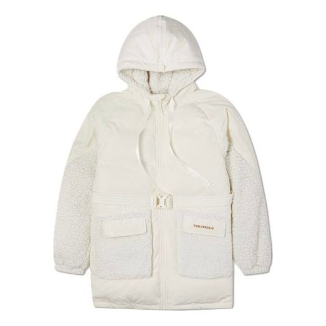 (WMNS) Converse Down Short Jacket Asia Sizing 'White' 10021987-281