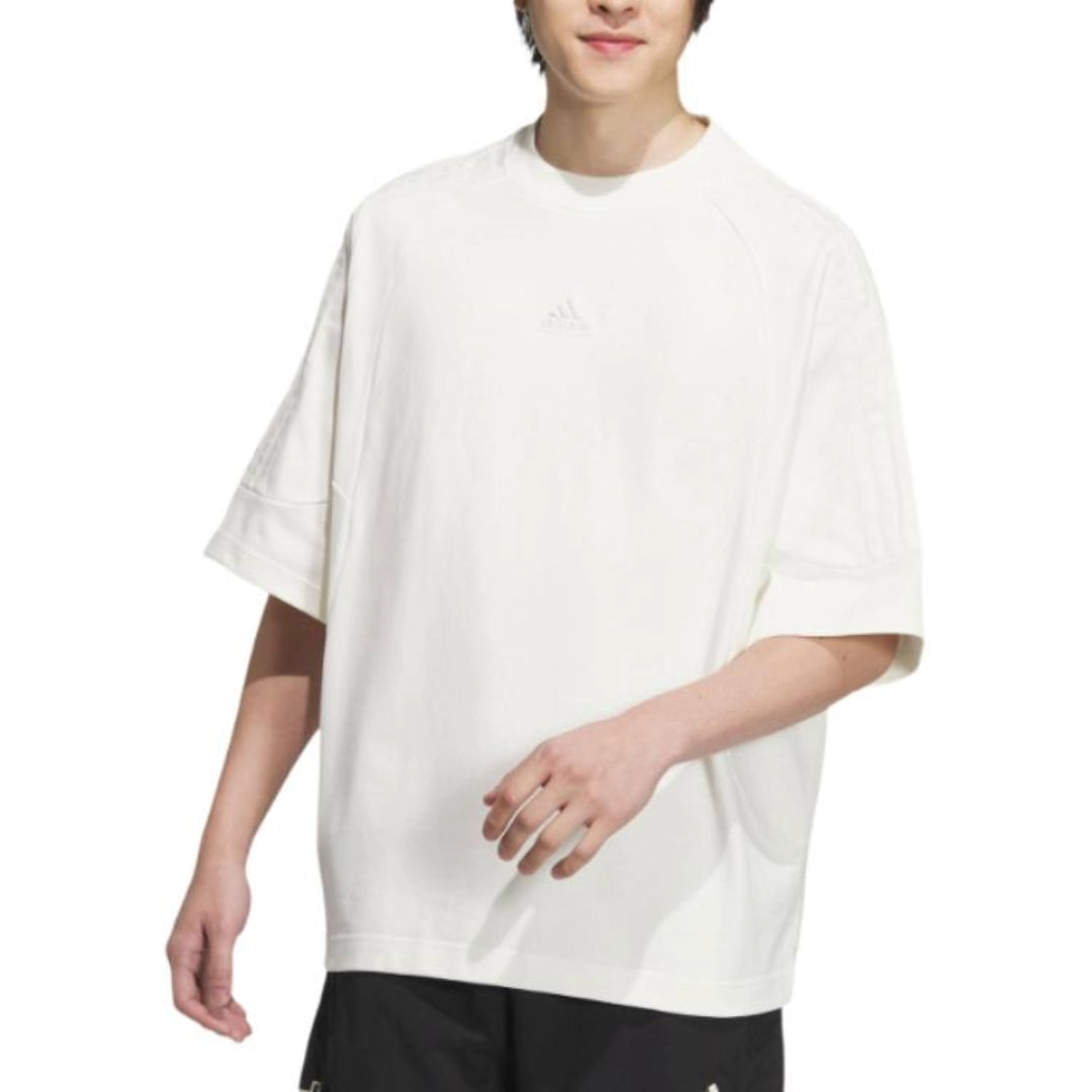 adidas Logo T-Shirt Asia Sizing 'White' JI6643