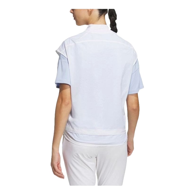 (WMNS) adidas Lightweight Full-Zip Wind Vest Asia Sizing 'White' HT0020