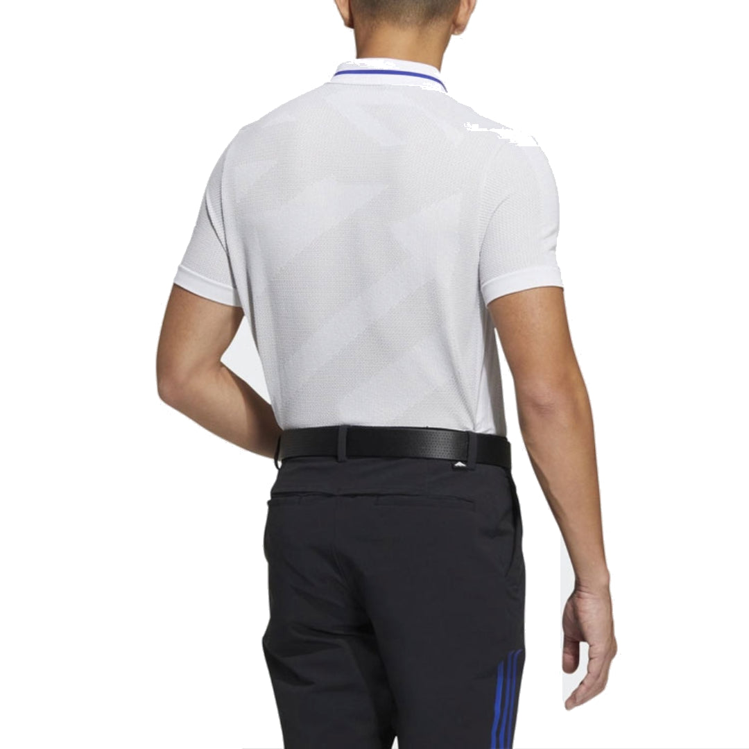 adidas Primeknit Side Seamless Polo Shirt Asia Sizing 'White' HT0072