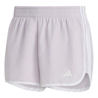 (WMNS) adidas Marathon 20 Running Shorts Asia Sizing 'Purple White' IC5185
