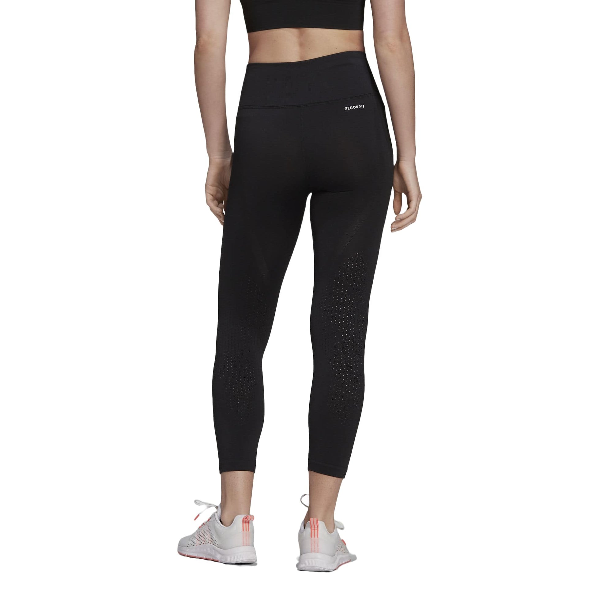 (WMNS) adidas Aeroknit Seamless 7/8 Yoga Tights Asia Sizing 'Black' GL4025