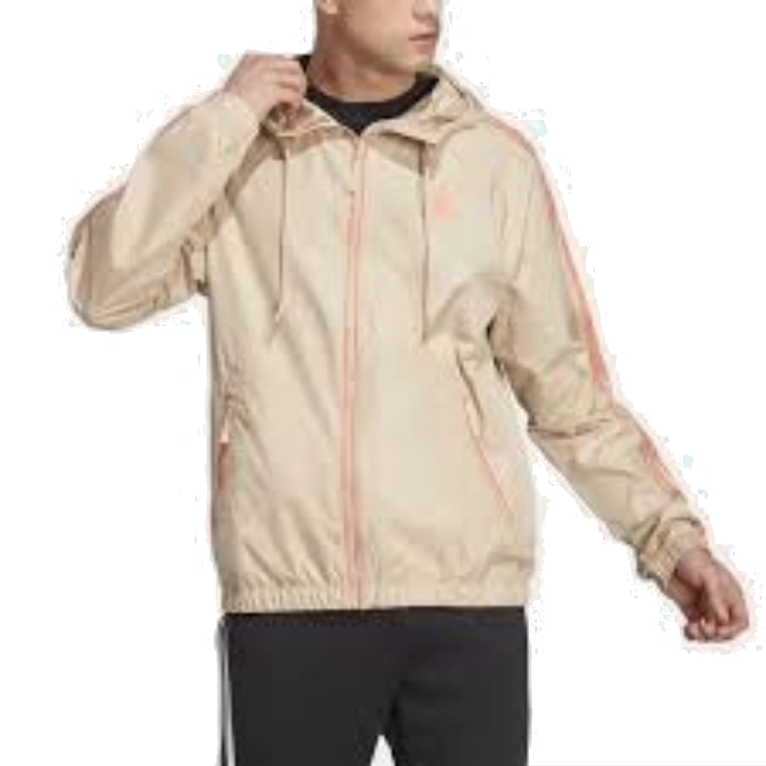 adidas Bsc 3-Stripes Rain.Rdy Jackets 'Beige Pink' HM2267