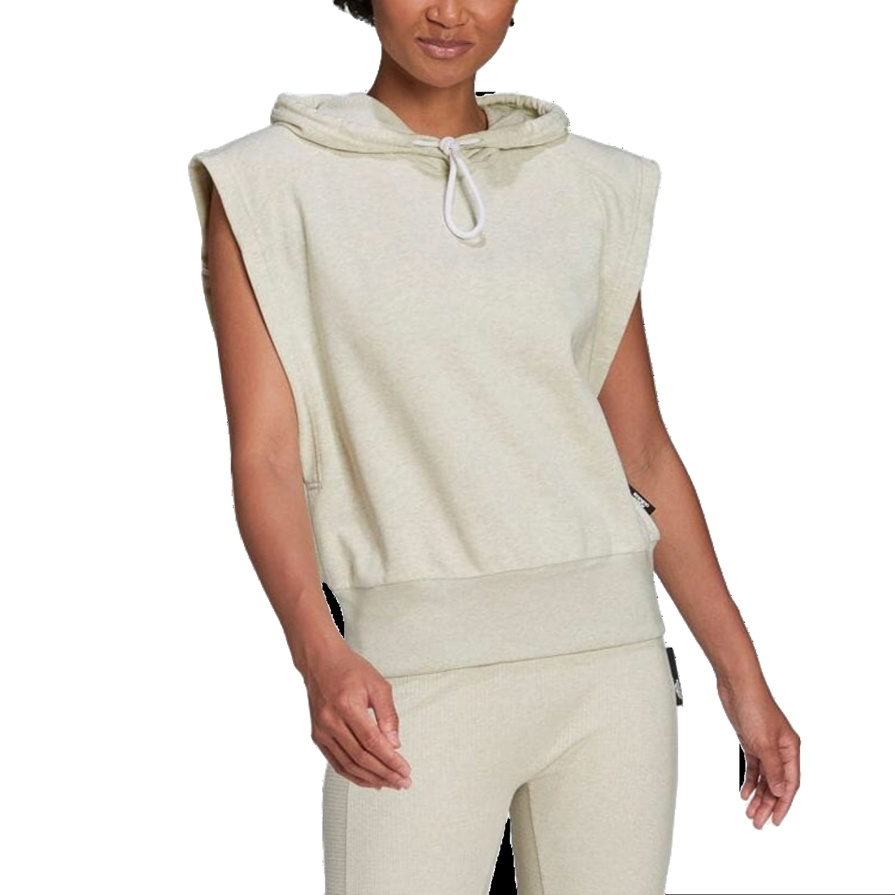 (WMNS) adidas Studio Lounge Hooded T-Shirt Asia Sizing 'White' HE4150