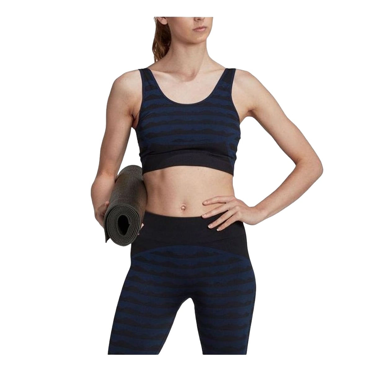 (WMNS) adidas x Marimekko Light-Support AEROKNIT Bra Asia Sizing 'Blue' HH7322
