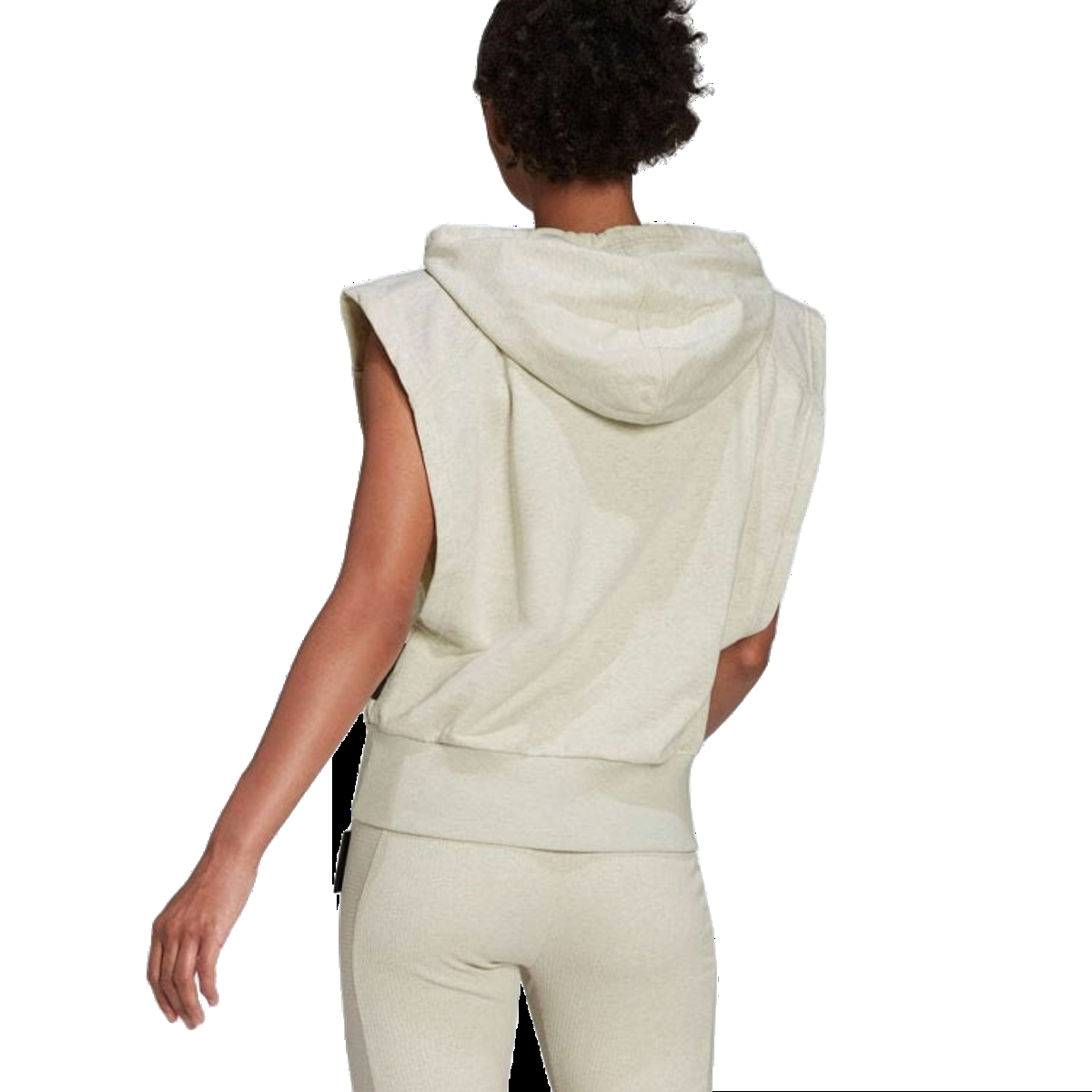 (WMNS) adidas Studio Lounge Hooded T-Shirt Asia Sizing 'White' HE4150