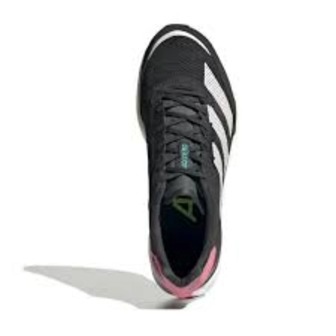 (WMNS) adidas Adizero Adios 6 'Black White Pink' H67512