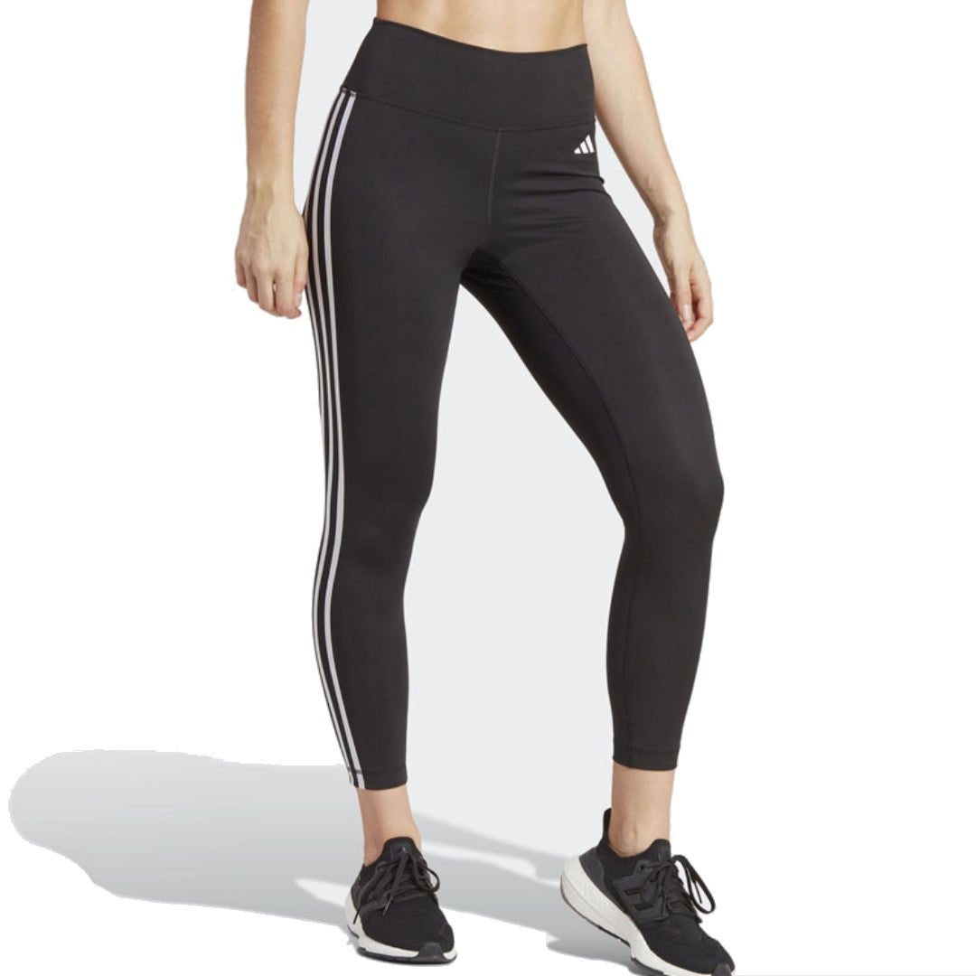 (WMNS) adidas Train Essentials 3-Stripes High-Waisted 7/8 Leggings Asia Sizing 'Black' HT5438
