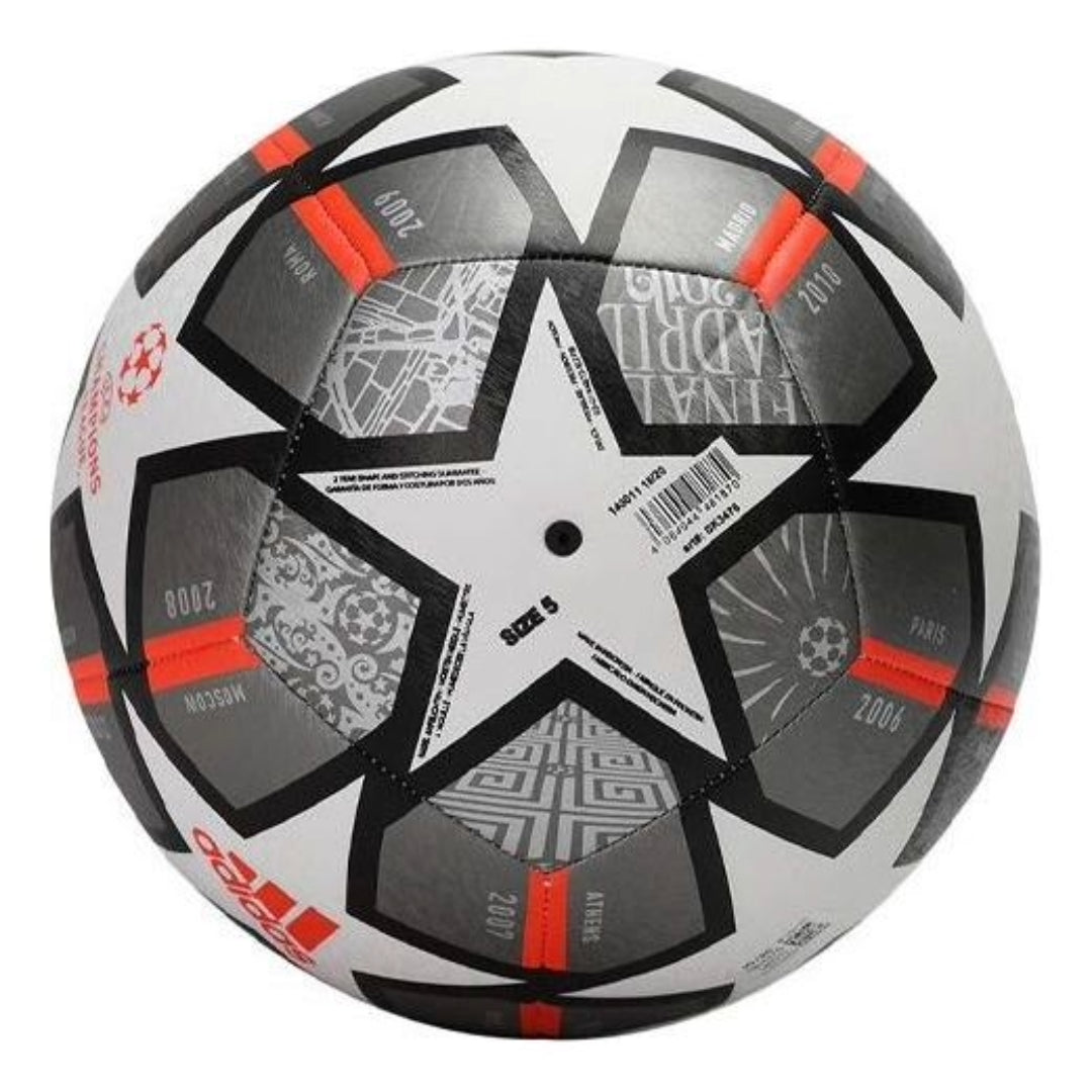 adidas Finale 21 20th Anniversary UCL Textured Training Ball 'White Black' GK3476