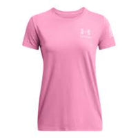 (WMNS) Under Armour Freedom Banner T-Shirt 'Pink' 1370819-660