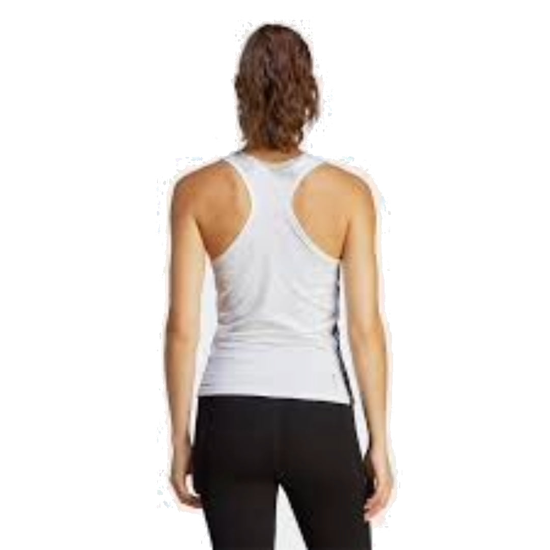 (WMNS) adidas Aeroready Train Essentials Regular 3-Stripes Tank Top Asia Sizing 'White black' HT9514
