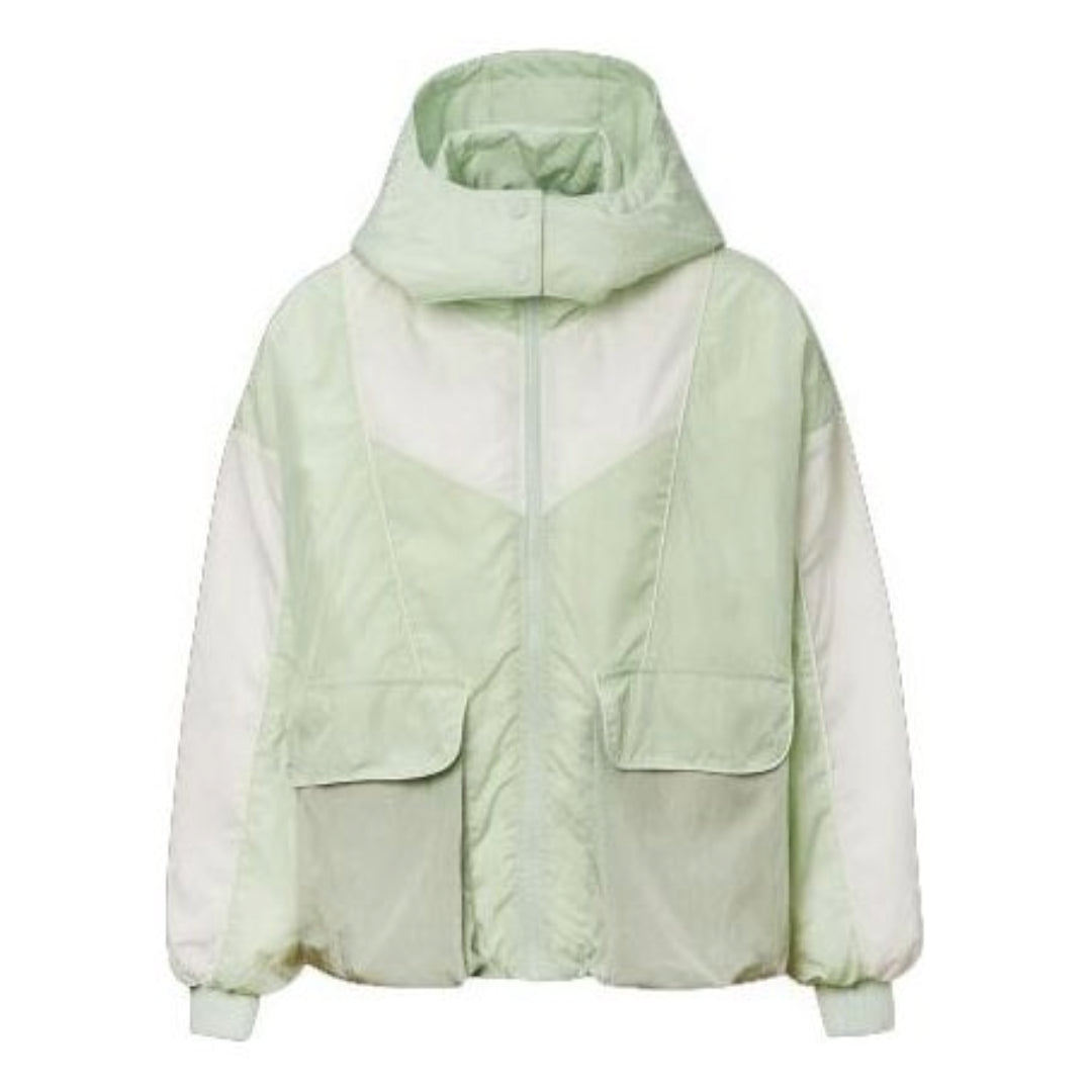(WMNS) Converse Winter Hooded Windproof Insulated Jacket Asia Sizing 'Teal' 10020547-A02