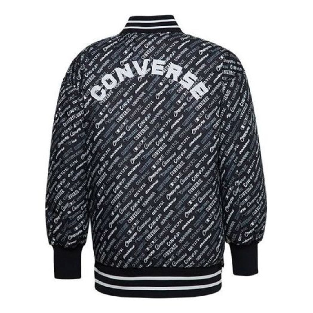 Converse Padded AOP Bomber Asia Sizing 'Black White' 10019325-A03