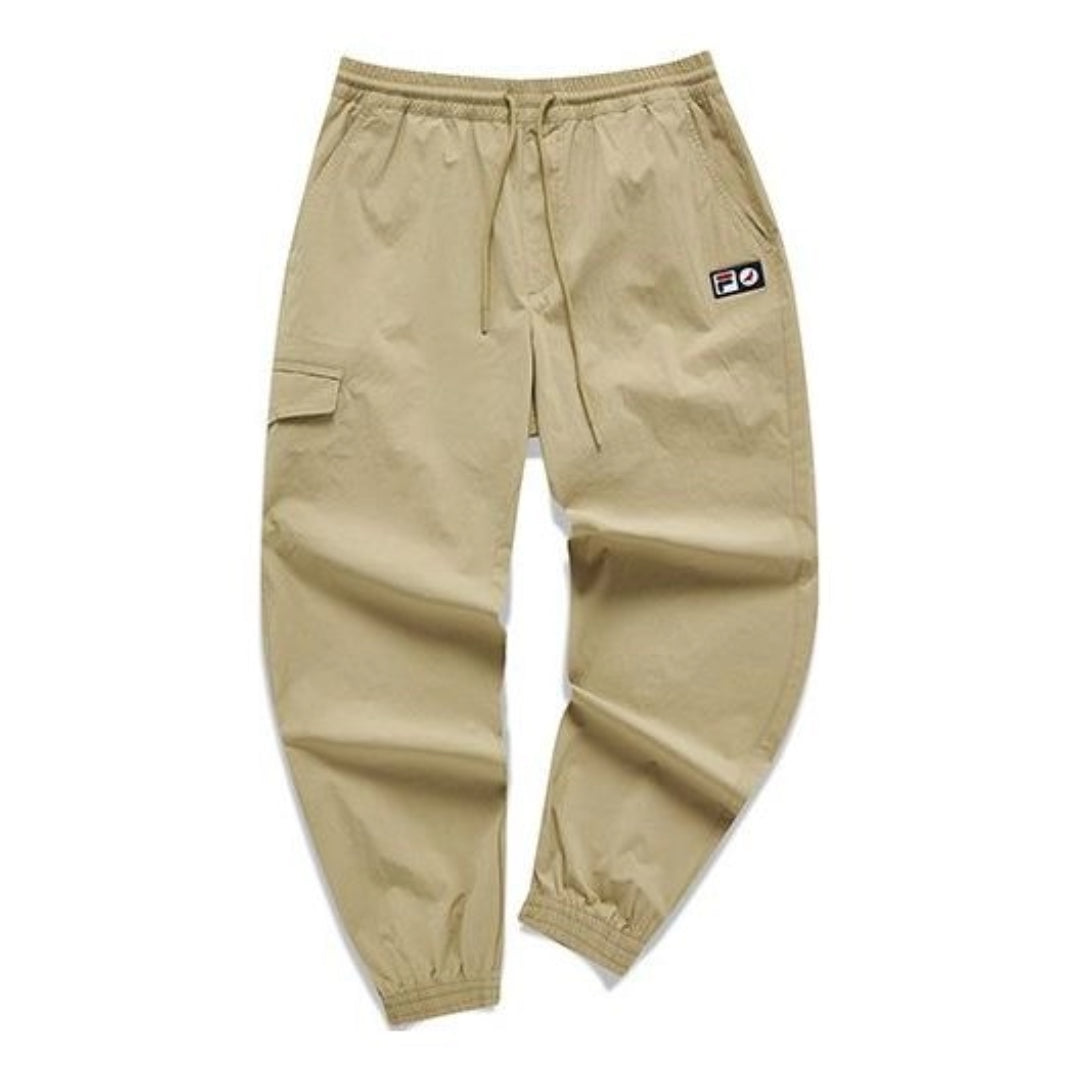 FILA FUSION x staple Collaboration Woven Utility Casual Pants 'Tan' T11M134802F-LK