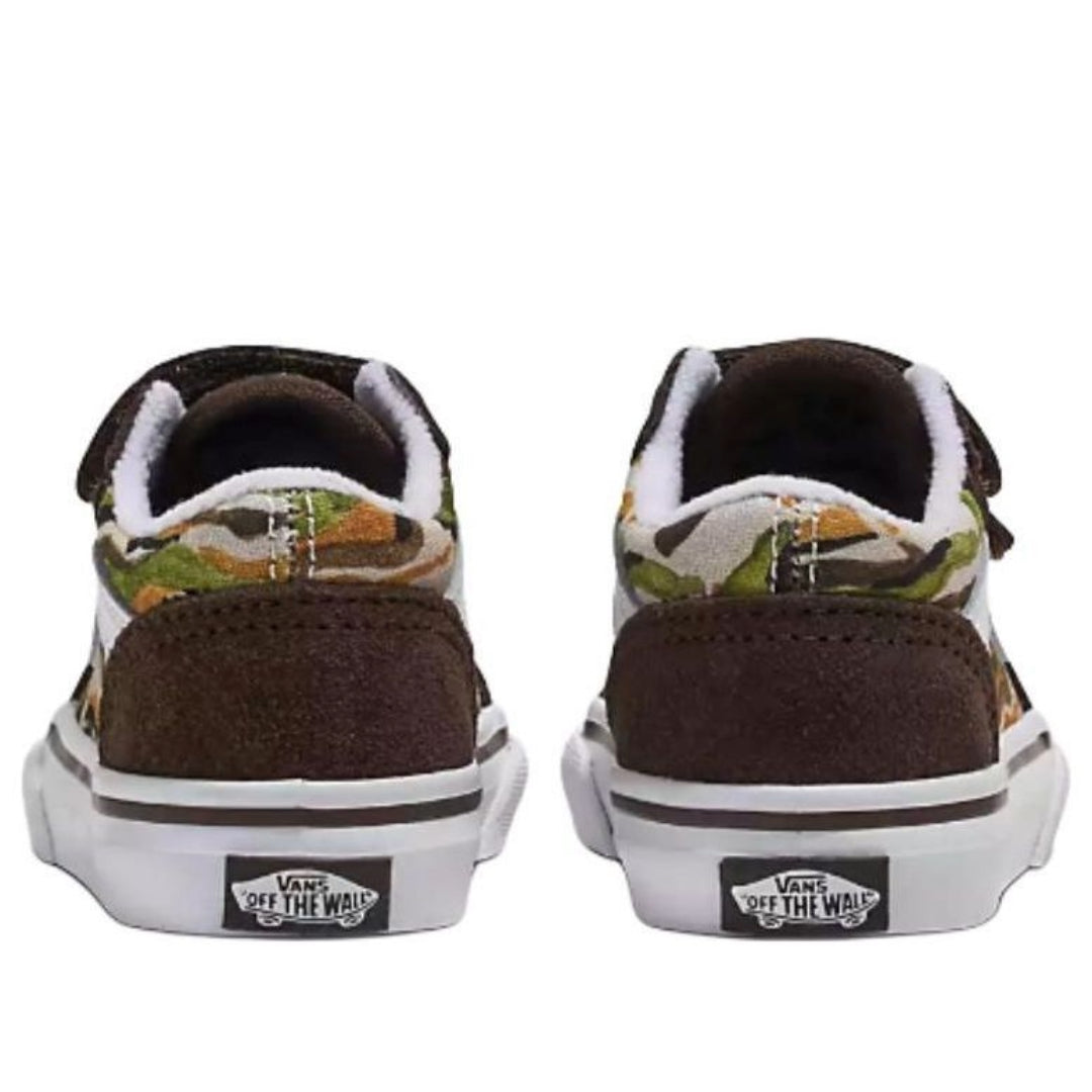 (TD) Vans Old Skool V Toddler 'Brown White' VN0009RCBF0
