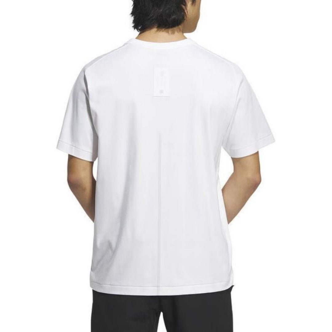 adidas Casual Pullover Sports T-Shirt Asia Sizing 'White' IX4273