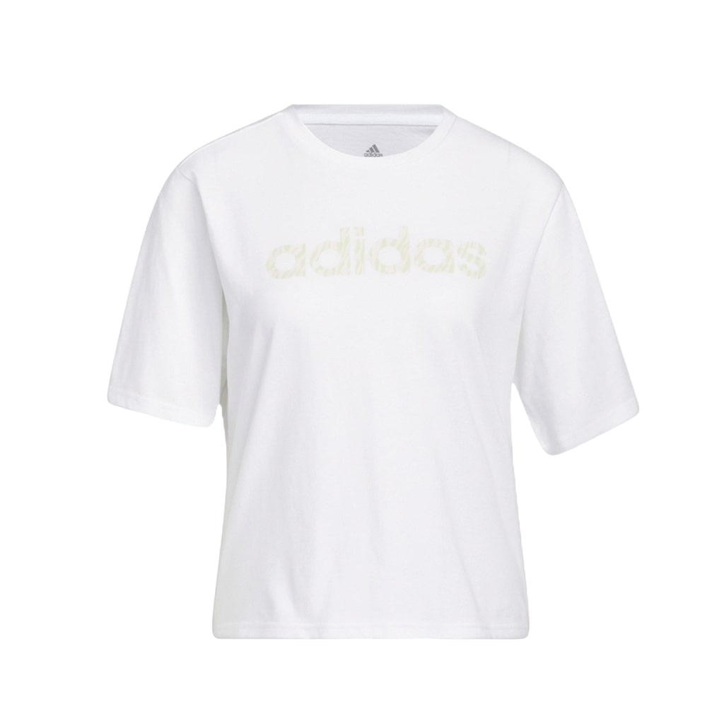 (WMNS) adidas Water Tiger Graphic Crop T-Shirt Asia Sizing 'White' HE4933