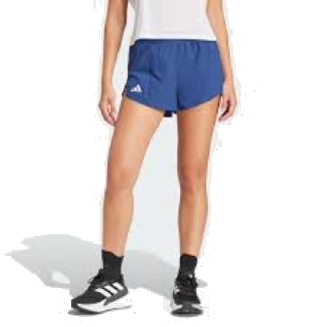 (WMNS) adidas Adizero Essentials Running Short Asia Sizing 'Navy' IN8709