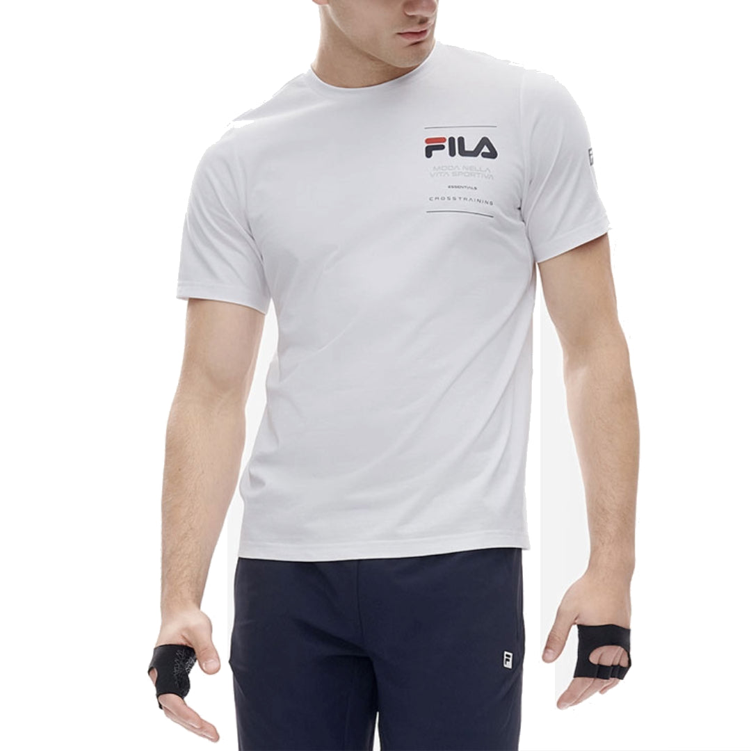FILA Athletics Collection Logo T-Shirt 'White' A11M321199A-WT