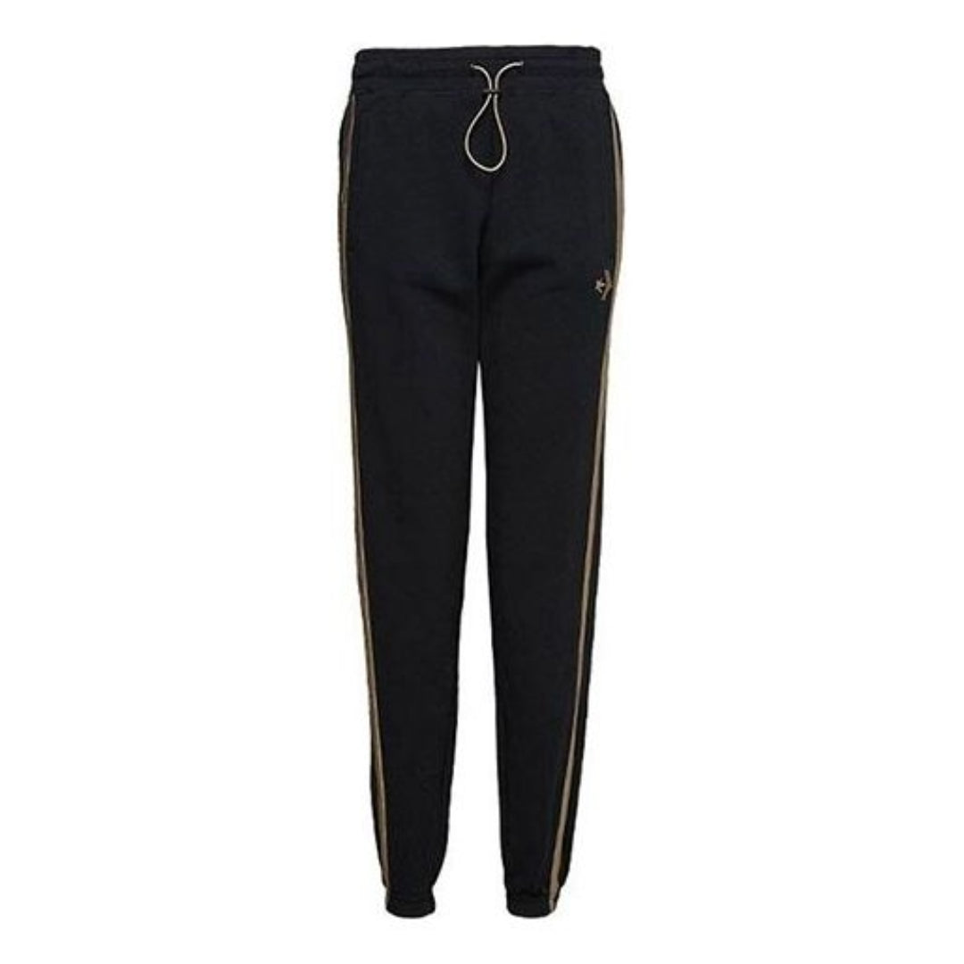 (WMNS) Converse Colourblock Shine Pants Asia Sizing 'Black' 10017036-A01