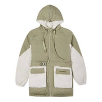 (WMNS) Converse Down Jacket Asia Sizing 'Olive Green White' 10021987-A03