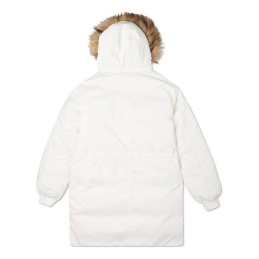 (WMNS) Converse Long Down Parka Asia Sizing 'White' 10019430-A01