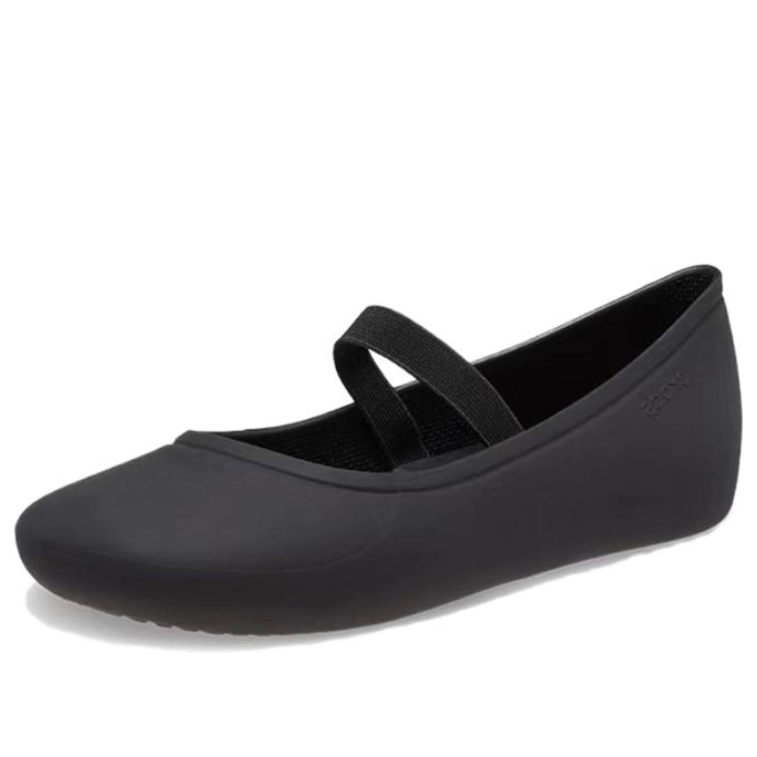 (WMNS) Crocs Brooklyn Flat 'Black' 209429-001