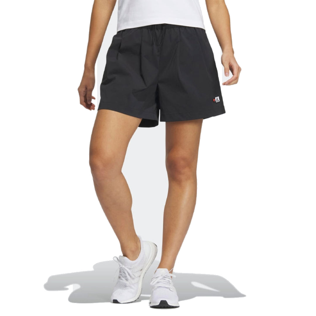 (WMNS) adidas Graphic Woven Shorts Asia Sizing 'Black' HY2853