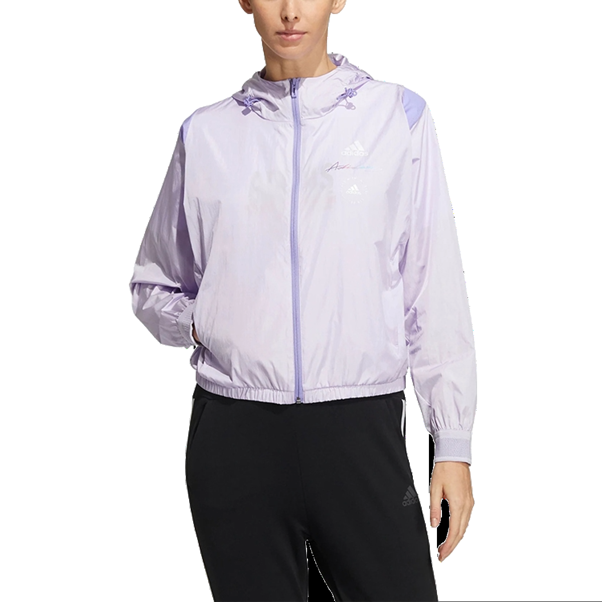 (WMNS) adidas UST Windbreaker Asia Sizing 'Purple' HE9960