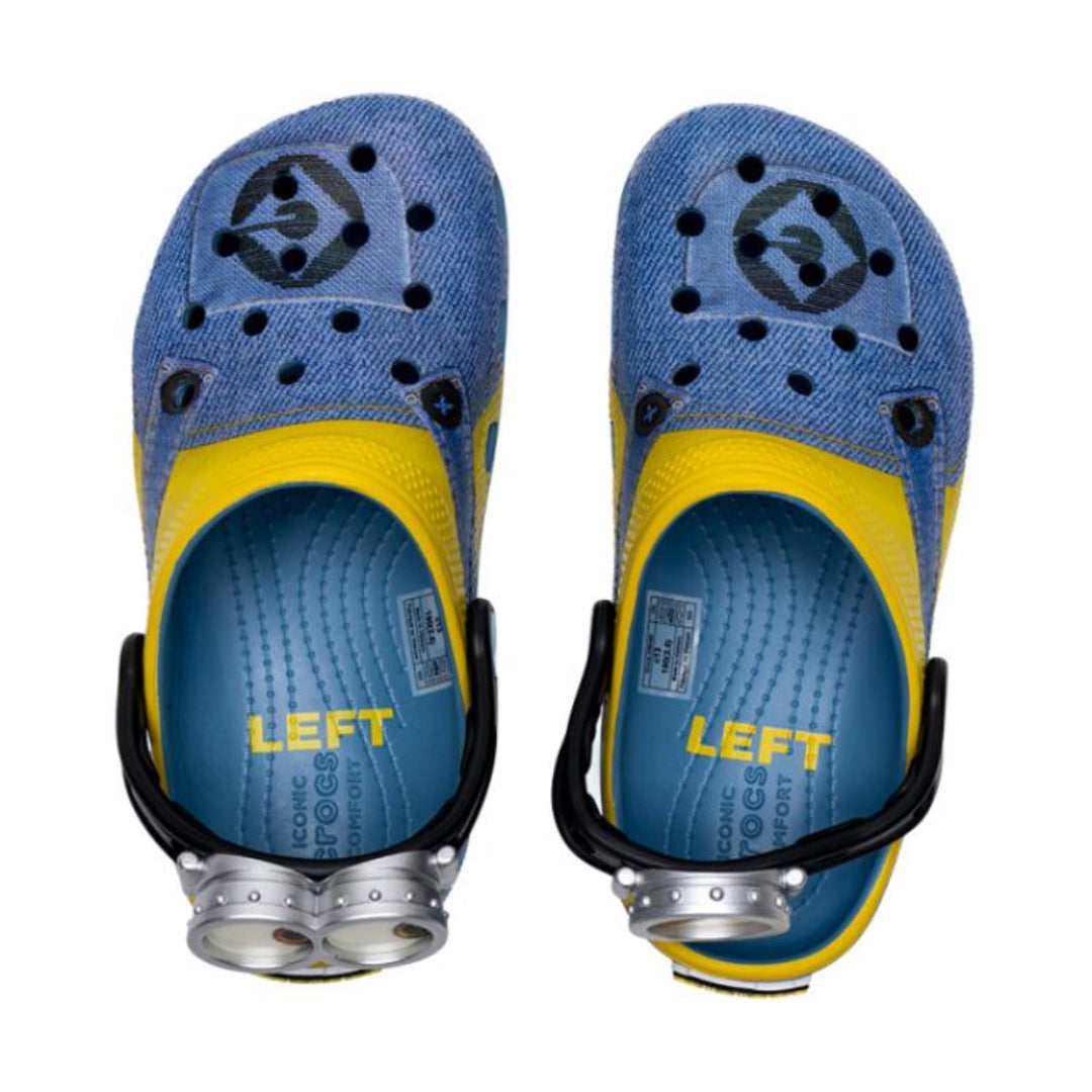 (GS) Crocs X Me Classic Clog 'Blue Yellow' 209489-001