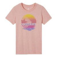 (WMNS) Converse Icon Remix Classic T-Shirt Asia Sizing 'Pink Yellow' 10017094-A05