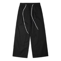 (WMNS) Converse Seasonal Wide Leg Woven Pants Asia Sizing 'Black' 10022068-A01