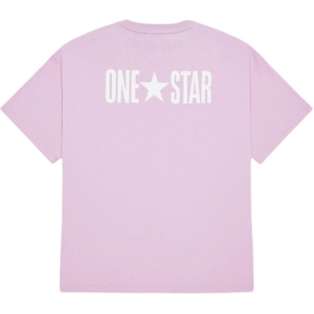 Converse One Star T-Shirt Asia Sizing 'Purple White' 10026573-A10